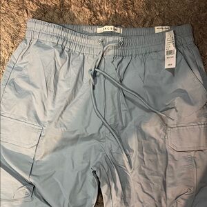 Light Blue Cargo Pants